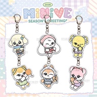 KPOP IVE "MINIVE" pop-up acrylic keychain bag pendant