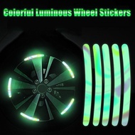 POLO+SPORT Glow Glow-in-the-dark Sticker Rainbow Reflective Rainbow Rainbow Reflective Sticker Rim Sticker Bicycle Reflective Sticker Bicycle