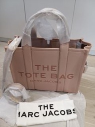 全新真皮大容量靚粉色 Marc Jacobs Leather Tote Bag Rose Dust *Medium*
