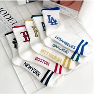 Korean domestic MLB socks - NY - LA - Bosto socks