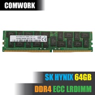 แรม SK HYNIX 64GB DDR4 ECC LRDIMM LOAD REDUCED SERVER RAM MEMORY PC4 X99 WORKSTATION SERVER DELL HP 