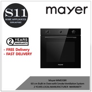 Mayer MMDO8R 60 cm Built-in Oven with Smoke Ventilation System 2 YEARS LOCAL MANUFACTURER  WARRANTY