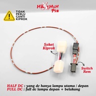 AC TO DC CONVERTER VIXION NVL VIXION NEW FRONT AND REAR LIGHTS FULL DC CABLE CONVERTER PNP MOTOR