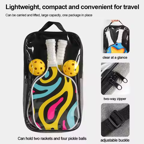 1Set Lightweight Kid Pickleball Paddle Honeycomb Core with Ball Pickleball Racket Cartoon Carbon Fib