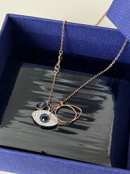 Swarovski 施華洛世奇 惡魔之眼Evil Eye 玫瑰金項鍊
