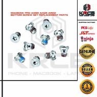 KRCB Screw Set For MacBook Pro A1398 A1425 A1502 Air 13 inch 15 inch Bottom Case Cover Replacement P