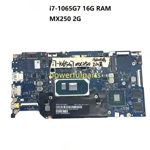 For Acer Swift 3 SF314-57 Motherboard NB8511_PCB_MB_V4 NBHJD11003 i7-1065G7 16G RAM MX250 2G Graphic