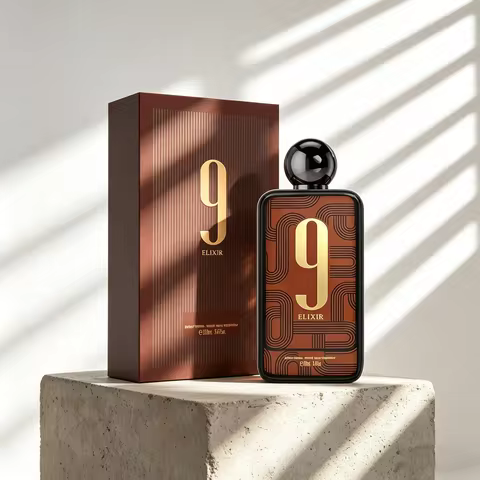 Afnan 9 PM Elixir Unisex Extrait de Parfum, 3.4 Fl. Oz