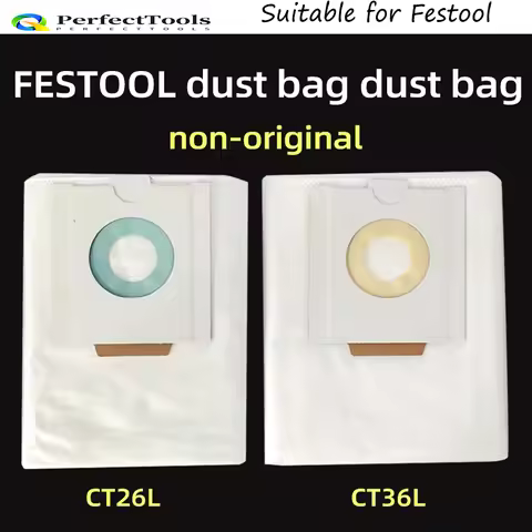 For Festool Filter Bag Vacuum Cleaner Parts Non-woven Dust Bag Filter Bag CT/CTM 26/36 Sandpaper Mac