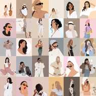 ART ILLUSTRATION THEMED ROOM WALL POSTER | AESTHETIC POSTER | POSTER POSTER | Wall POSTER | Aestheti