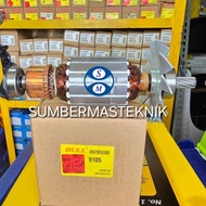 MESIN Makita 9105 Armature Makita 9105 Bull Straight Grinder Machine Armature