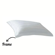 Sarung Bantal Hotel Premium 50x70 55x75 60x90 TC 300 Kualitas hotel – Pillow Case Putih 100% Cotton