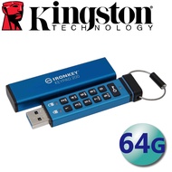 Kingston 64G IronKey Keypad 200 Hardware Encrypted USB IKKP200/64GB