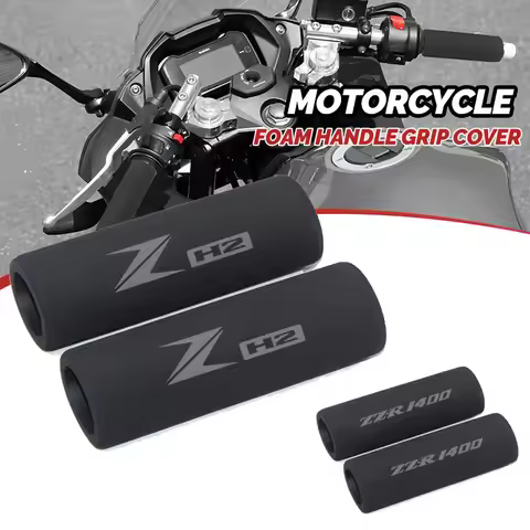 For Kawasaki ZH2 Z H2 ZZ-R1400 ZZR1400 ZZ-R 1400 Universal Motorcycle 7/8" Anti-slip Handlebar Prote