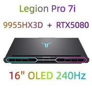 RTX5080 9955HX3D OLED 240Hz 16'' Legion Pro 7i (Gen 10) R9000P 2025 32GB DDR5 1TB SSD Gaming Laptop 