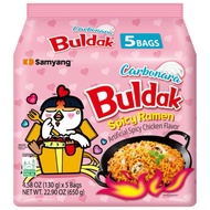 SAMYANG BULDAK CARBONARA PACK OF 5 Samyang Ramen Ramen Carbonara