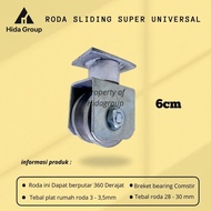 (WHOLESALE) 6cm Super Universal Sliding Door Wheels – Duty Wheels - New Wheels