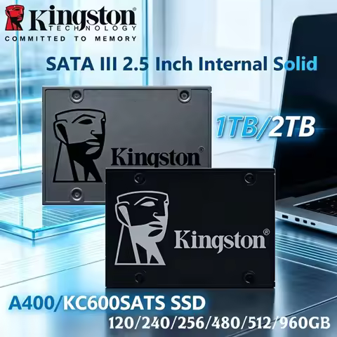 Kingston SSD A400 KC600 SATA III 2.5 Inch Lightweight Internal Solid Drive For Thin Notebook