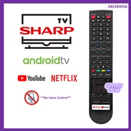 Compatible Sharp GB238WJSA Sharp Android Smart UHD TV Remote Control Smart TV Remote Sharp Android