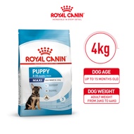 Royal Canin Maxi Puppy (4kg) Dry Dog Food Makanan Anjing - Size Health Nutrition