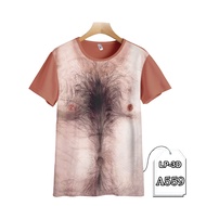 Ugly Fur Chest Shirt, Unique and Cute Adult Shirt