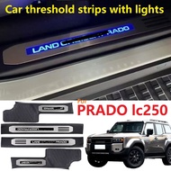Suitable for PRADO PRADO LC250 Threshold Strip with Light Welcome Pedal LED Blue Light