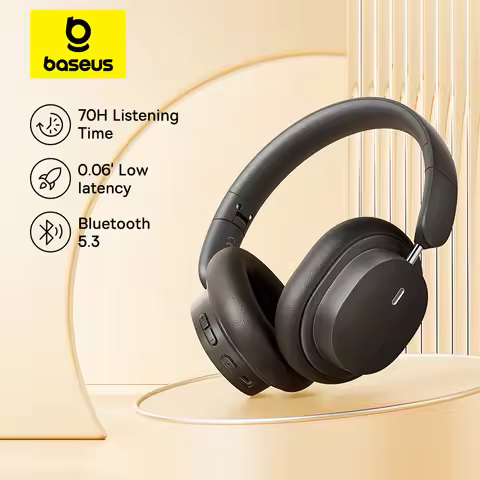 Baseus Bowie D05 Wireless Headphone 3D Spatial Audio Earphone Bluetooth 5.3 Headset 40mm Driver Fold