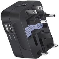 1 PC Universal Travel Plug Adapter 2 USB Port World Travel AC Power Charger Adapter AU US UK EU Converter Adapter USB Charger