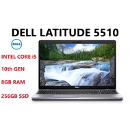 DELL LATITUDE 5510/INTEL CORE i5/10TH GEN PROCESSOR/8GB RAM/256GB SSD/WINDOWS 11 PRO/FAST SHIPING