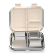 {KIKI home} Stainless Steel Leakproof Bento Lunch Box Sandwich Friendly Food Safe Compact Perfect fo