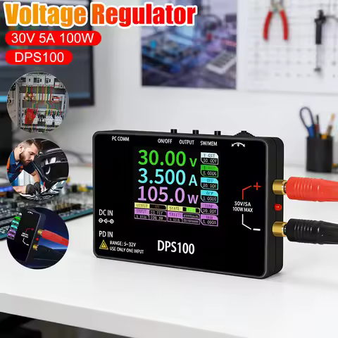 DPS100 Bench Switching PD QC 30V 5A 100W Mini Portable Switching Power Supply Programmable Voltage R