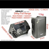 Speaker Pasif Ashley DB10P 10inch VC 2" 2Way Full Range DB 10P