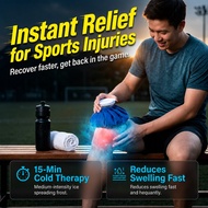 【Reusable Cold Hot Therapy】Reusable Ice Pack For Sports Injury Swelling Pain Relief / Ice Pack / Col