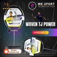 Woven TJ POWER V2 FELET RACKET + FREE FELET NET (NO KNITTING) + FREE WRAP, FELET VELVET BAG