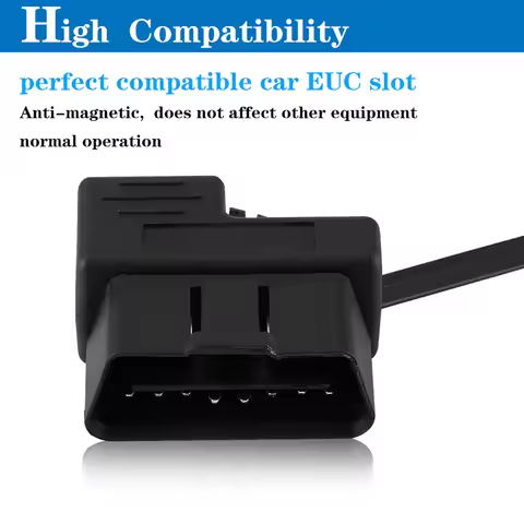 16pin USB Cable 180cm Car OBDII OBD2 EOBD 16pin Diagnostic Extension Adapter to Mini USB Cable OBD-I