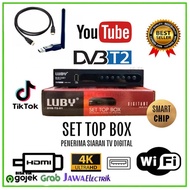 RECEIVER Tv Set Top Box Digital LUBY DVB T2/STB LUBY ORIGINAL