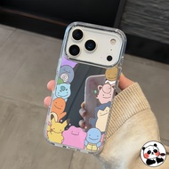 Cute Pokémon Mirror Phone Case For OPPO A6 GT A5 A5X A5i A2M A3X A3 A3i Plus A2X A2 A1X A1 Pro A98 A