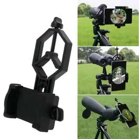 Universal Cell Phone Adapter Clip Mount Binocular Monocular Spotting Scope Telescope Phone Holder Su