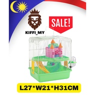 27*21*31cm Hamster Cage Playground Hamster House/ Sangkar Hamster