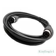 KING Superior 7Pin Din Male To Male Cable For Seamlessly Sound Systems Integration Multiple Use Cord