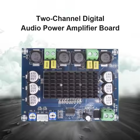 HW-408 TPA3116D2 Digital Amplifier Board with Audio Cable 120Wx2 Digital Dual Channel Amplifier Subw