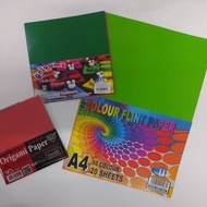 Colour Flint paper Colour paper origami paper Kertas warna 手工纸 craft paper crane square craft folded
