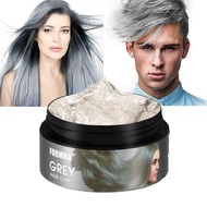 Hair Color Wax For Men and Women One-time Temporary Hair Color Cream Gel 100g Color Hair Styling Hai