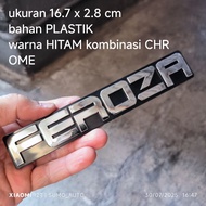 One FEROZA emblem for daihatsu Feroza fender or rear