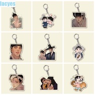 LACYES Korean BL Manga Keychain, BL Korean Manga Painter of The Night Keychain, Key Holder Korean BL