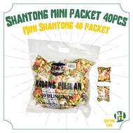 H&L Mini Packet Kacang Shandong [40 pcs x 8gm] for Kenduri Borong Sekolah Snack Food Putih