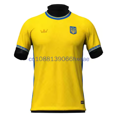 2025 New Custom Name Ukraine Football Jersey T-Shirt 3D Printed Men Women Sport Casual Short Sleeve 
