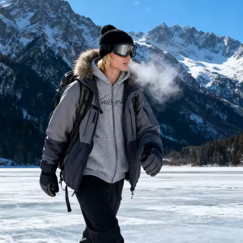 Harajuku Punk Y2K Hoodie with Faux Fur Trim and Skeleton Graphics for Retro Hip Hop Streetwear Enthu