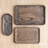 Genuine Natural Wooden Tray, Beverage Tray, Cafe Food, Vintage Style Decorative Tray