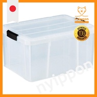 TRUSCO Clear Light Box Storage Box 35L Transparent TCR-02
